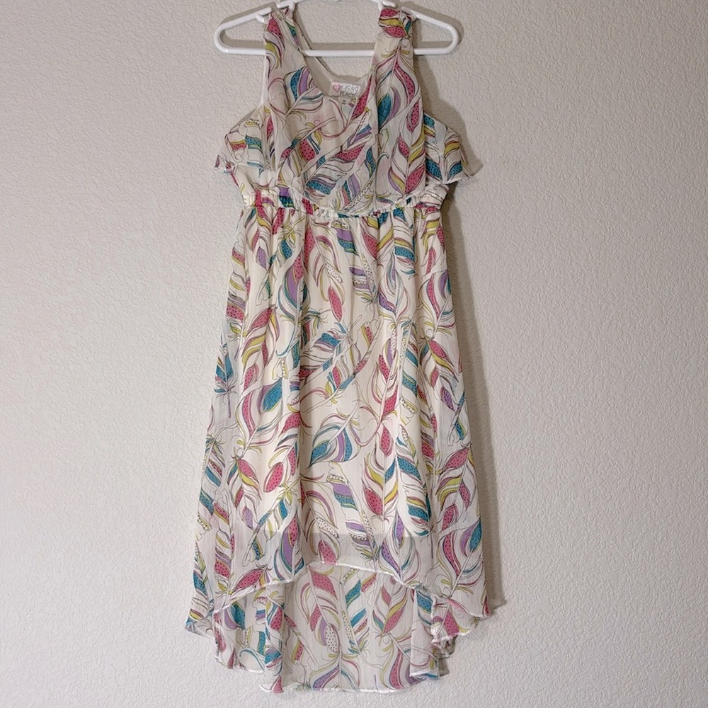 Girls feather dress